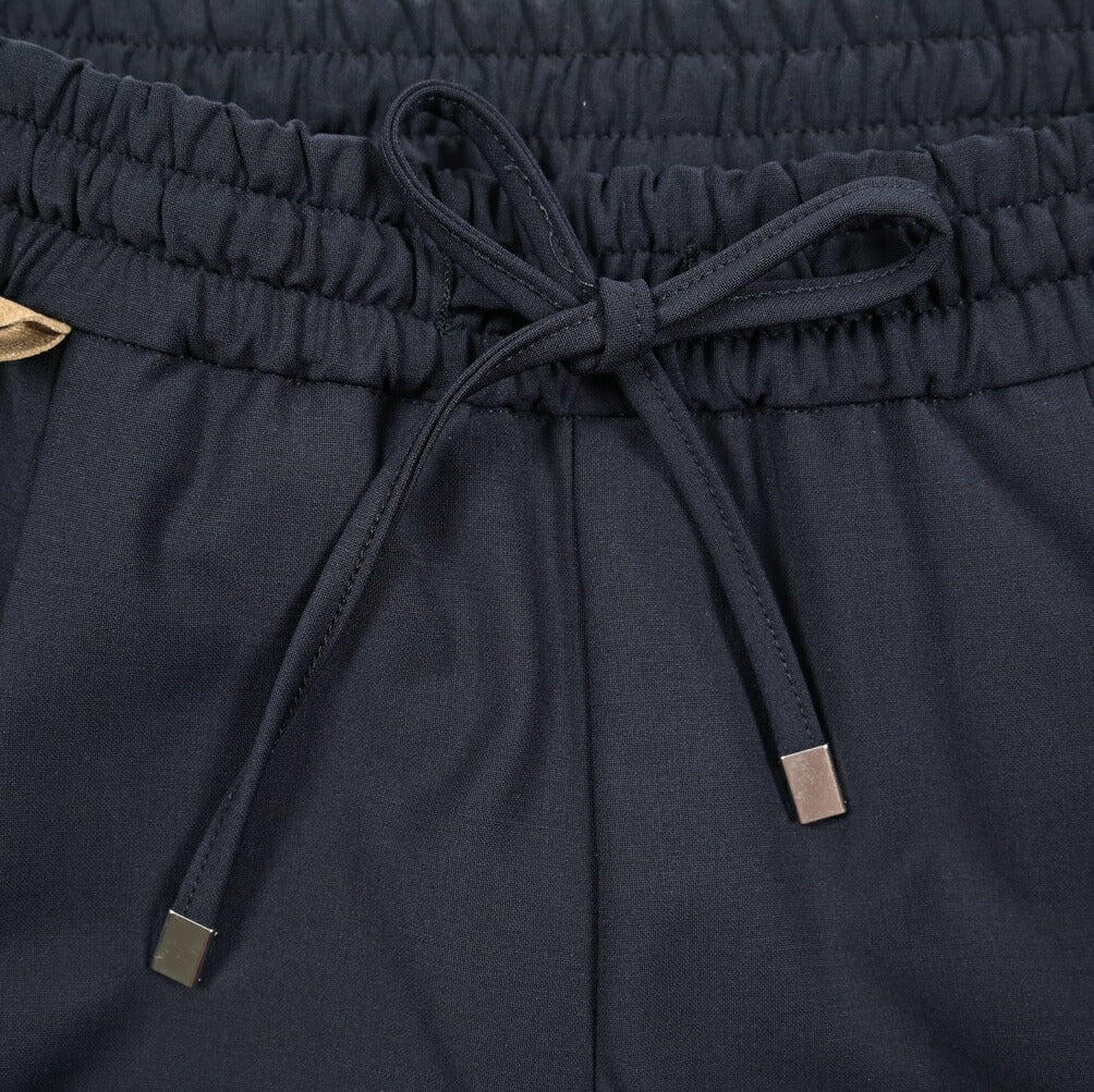 SALE｜BERWICH "SPIAGGIA 1P SPORT" ストレッチウール ワンタックジョガーパンツ(裾ジップ)｜424955 - 46｜GUARDAROBA MILANO OFFICIAL STORE