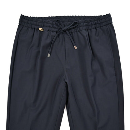 SALE｜BERWICH "SPIAGGIA 1P SPORT" ストレッチウール ワンタックジョガーパンツ(裾ジップ)｜424955 - 46｜GUARDAROBA MILANO OFFICIAL STORE