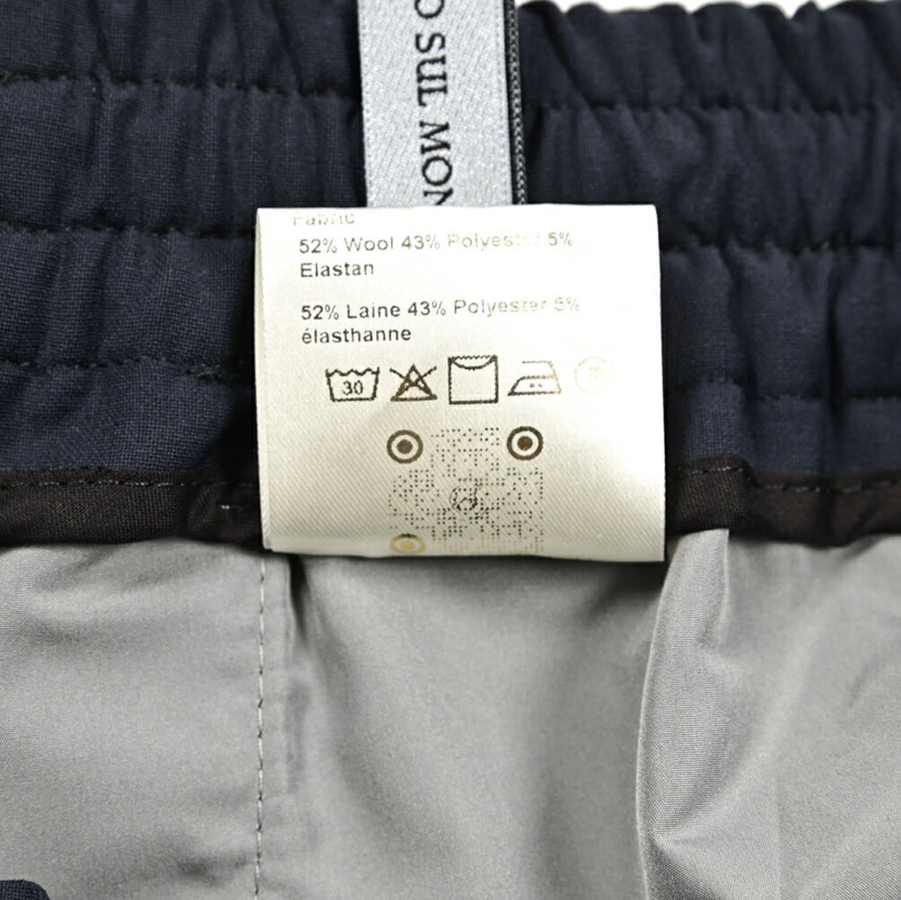 SALE｜BERWICH "SPIAGGIA 1P SPORT" ストレッチウール ワンタックジョガーパンツ(裾ジップ)｜424955 - 46｜GUARDAROBA MILANO OFFICIAL STORE