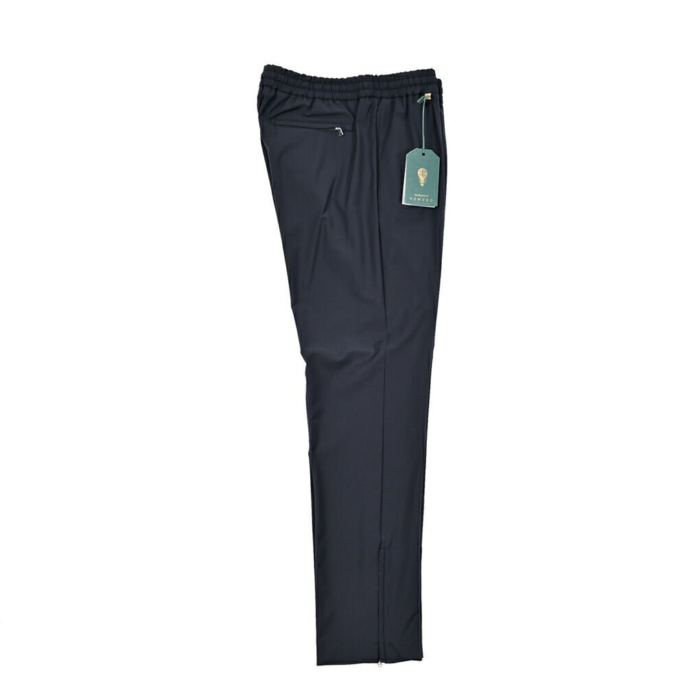 SALE｜BERWICH "SPIAGGIA 1P SPORT" ストレッチウール ワンタックジョガーパンツ(裾ジップ)｜424955 - 46｜GUARDAROBA MILANO OFFICIAL STORE
