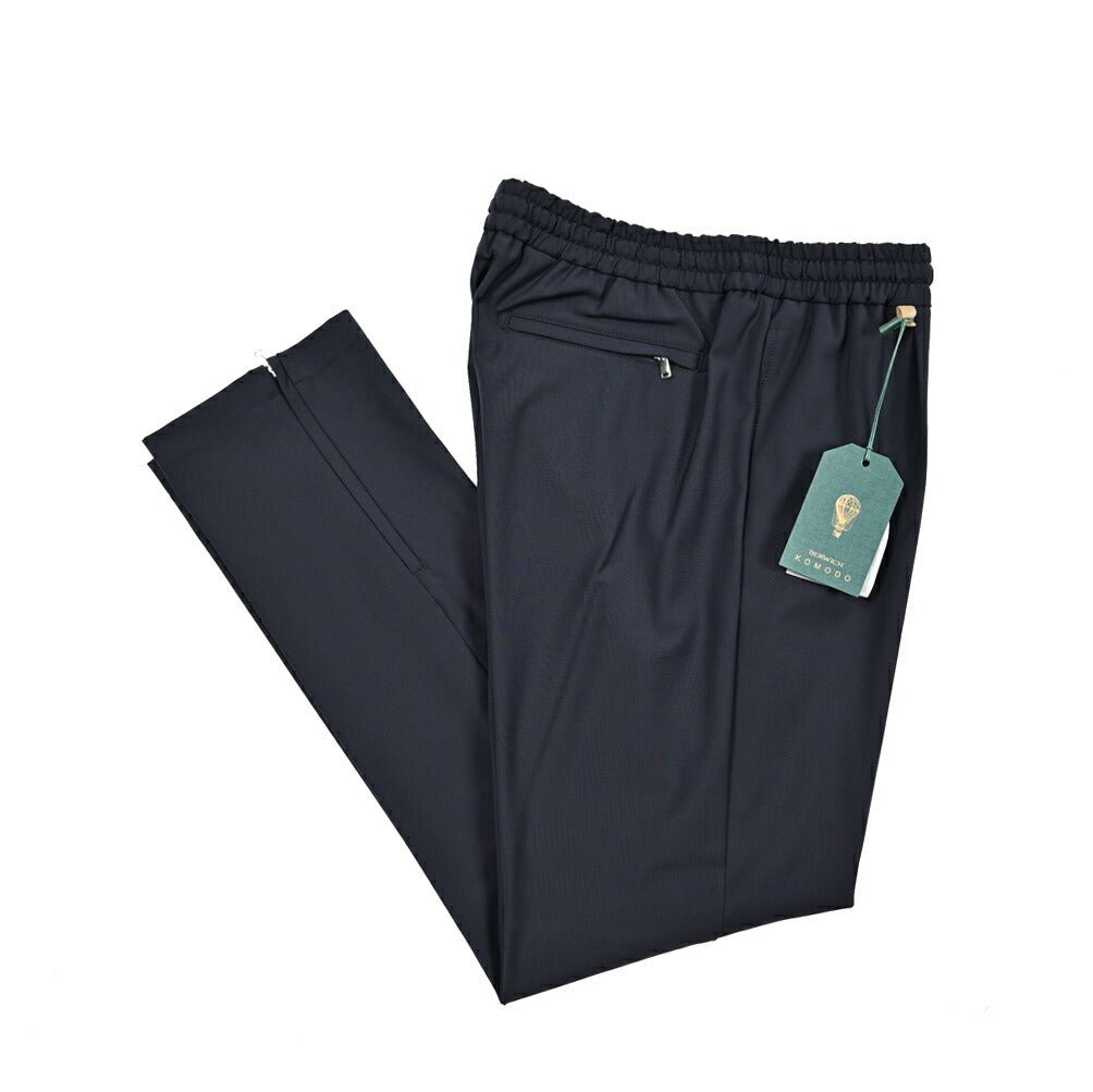 SALE｜BERWICH "SPIAGGIA 1P SPORT" ストレッチウール ワンタックジョガーパンツ(裾ジップ)｜424955 - 46｜GUARDAROBA MILANO OFFICIAL STORE