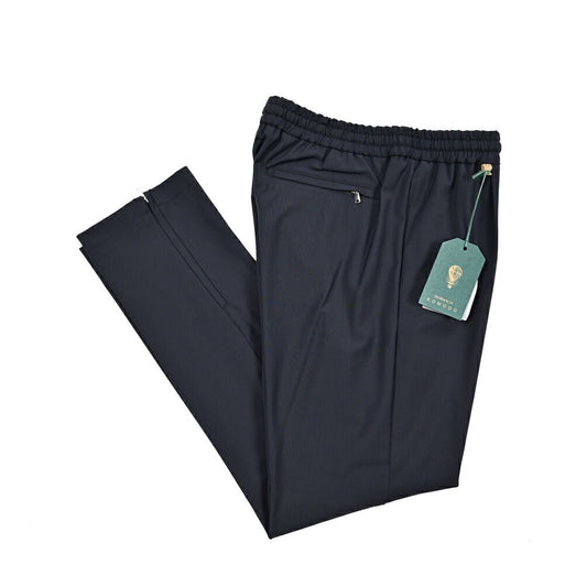 SALE｜BERWICH "SPIAGGIA 1P SPORT" ストレッチウール ワンタックジョガーパンツ(裾ジップ)｜424955 - 46｜GUARDAROBA MILANO OFFICIAL STORE