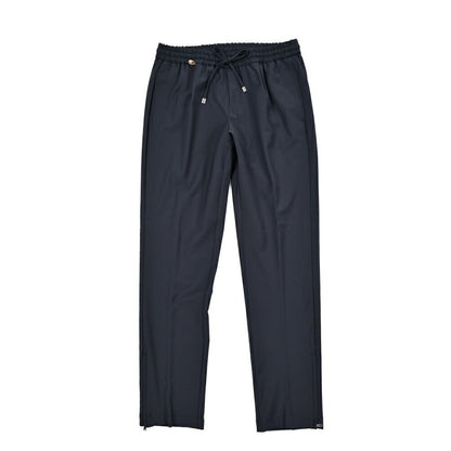 SALE｜BERWICH "SPIAGGIA 1P SPORT" ストレッチウール ワンタックジョガーパンツ(裾ジップ)｜424955 - 46｜GUARDAROBA MILANO OFFICIAL STORE