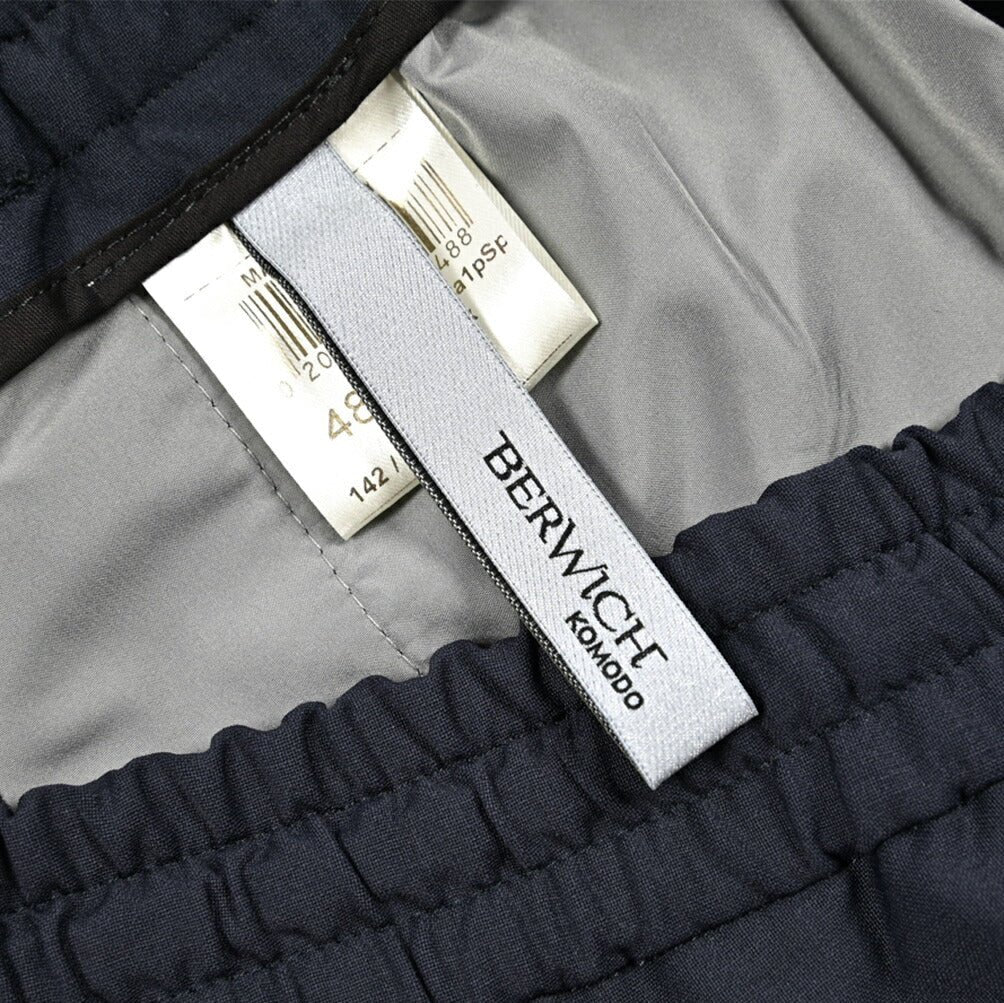 SALE｜BERWICH "SPIAGGIA 1P SPORT" ストレッチウール ワンタックジョガーパンツ(裾ジップ)｜424955 - 46｜GUARDAROBA MILANO OFFICIAL STORE