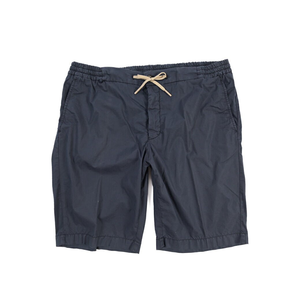 SALE｜BERWICH “SPIAGGIA SHORT-GD” スーピマコットン ノータックショーツ ネイビー(navy665) 3XL | GUARDAROBA MILANO OFFICIAL STORE