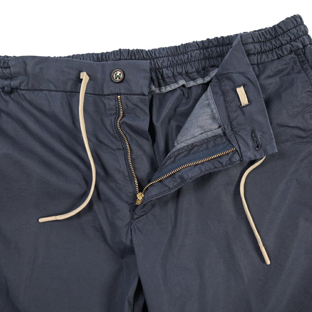 SALE｜BERWICH “SPIAGGIA SHORT-GD” スーピマコットン ノータックショーツ ネイビー(navy665) 3XL | GUARDAROBA MILANO OFFICIAL STORE