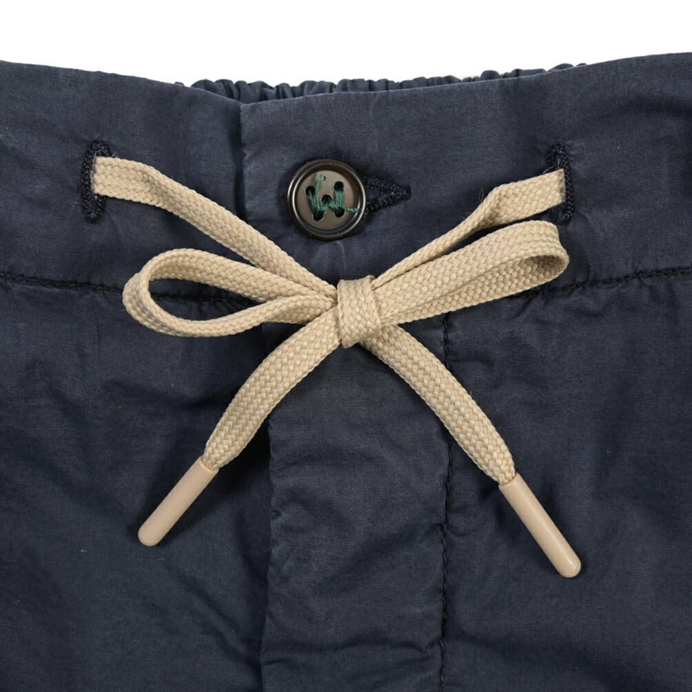 SALE｜BERWICH “SPIAGGIA SHORT-GD” スーピマコットン ノータックショーツ ネイビー(navy665) 3XL | GUARDAROBA MILANO OFFICIAL STORE