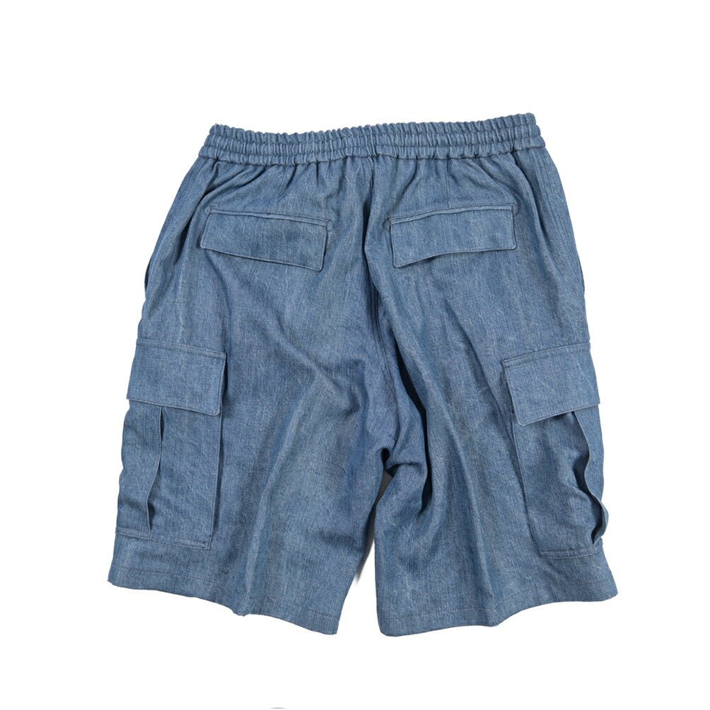 SALE｜BERWICH “WIDE SPIAGGIA JSH” リヨセル100% デニムショーツ ブルー(indigo) 50 | GUARDAROBA MILANO OFFICIAL STORE