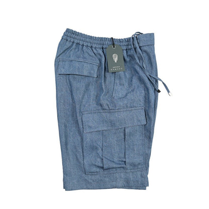 SALE｜BERWICH “WIDE SPIAGGIA JSH” リヨセル100% デニムショーツ ブルー(indigo) 50 | GUARDAROBA MILANO OFFICIAL STORE