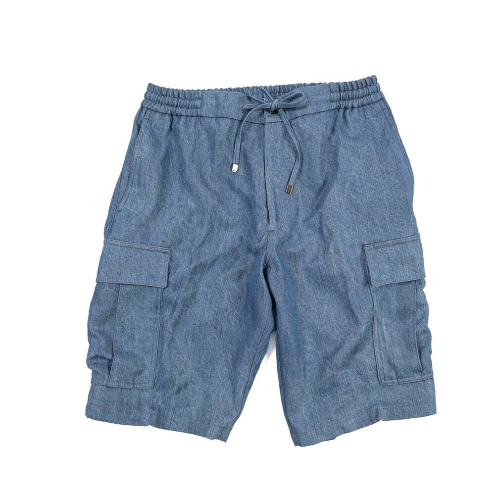 SALE｜BERWICH “WIDE SPIAGGIA JSH” リヨセル100% デニムショーツ ブルー(indigo) 50 | GUARDAROBA MILANO OFFICIAL STORE