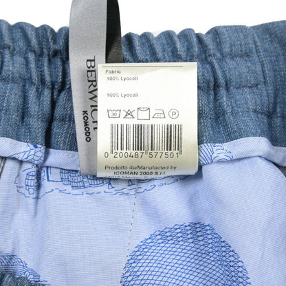 SALE｜BERWICH “WIDE SPIAGGIA JSH” リヨセル100% デニムショーツ ブルー(indigo) 50 | GUARDAROBA MILANO OFFICIAL STORE