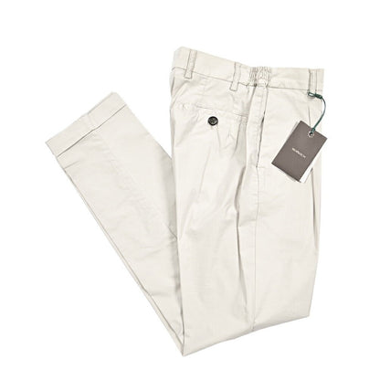 SALE｜BERWICH "XRETRO" ストレッチコットン ワンタックパンツ｜425383 - 50｜GUARDAROBA MILANO OFFICIAL STORE