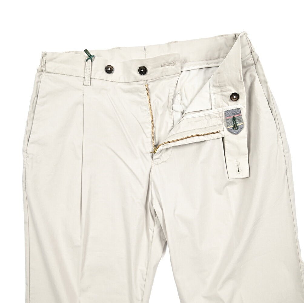 SALE｜BERWICH "XRETRO" ストレッチコットン ワンタックパンツ｜425383 - 50｜GUARDAROBA MILANO OFFICIAL STORE