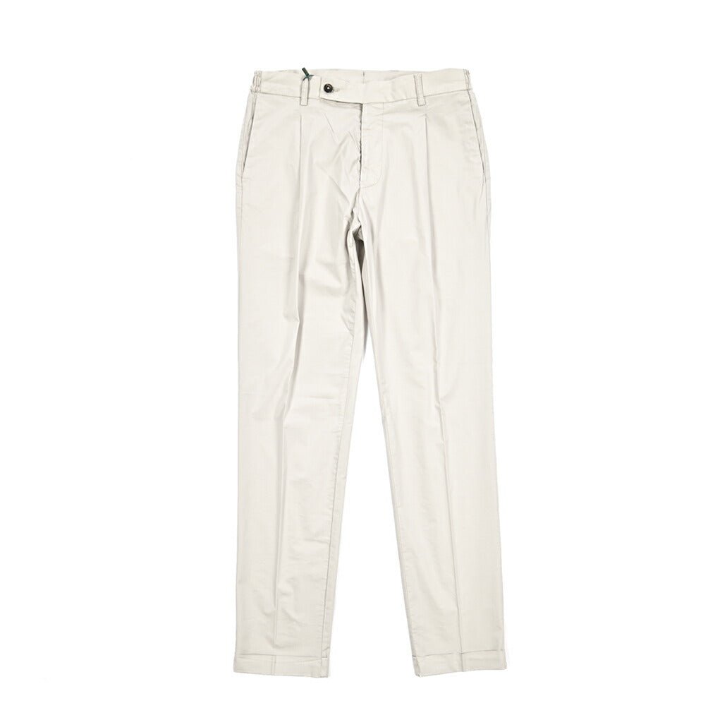 SALE｜BERWICH "XRETRO" ストレッチコットン ワンタックパンツ｜425383 - 50｜GUARDAROBA MILANO OFFICIAL STORE