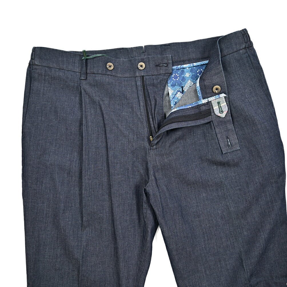SALE｜BERWICH "XRETRO - GD" ストレッチデニム ワンタックスラックス｜425392 - 54｜GUARDAROBA MILANO OFFICIAL STORE