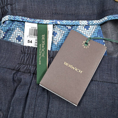 SALE｜BERWICH "XRETRO - GD" ストレッチデニム ワンタックスラックス｜425392 - 54｜GUARDAROBA MILANO OFFICIAL STORE