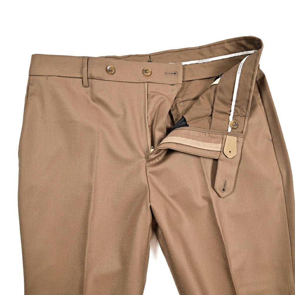 SALE｜BERWICH YRETRO ヴァージンウール100% ノータックスラックス｜433533-48｜GUARDAROBA MILANO OFFICIAL STORE