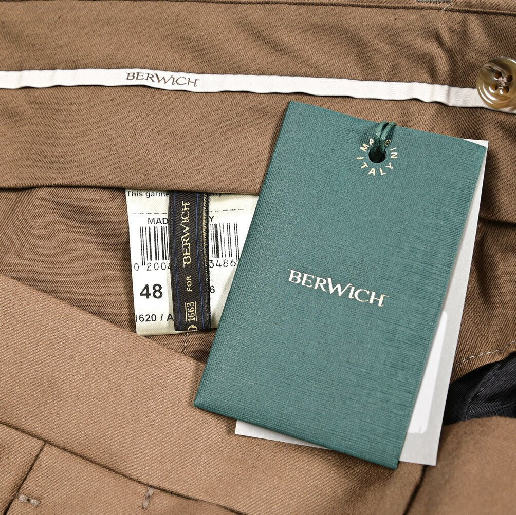 SALE｜BERWICH YRETRO ヴァージンウール100% ノータックスラックス｜433533-48｜GUARDAROBA MILANO OFFICIAL STORE