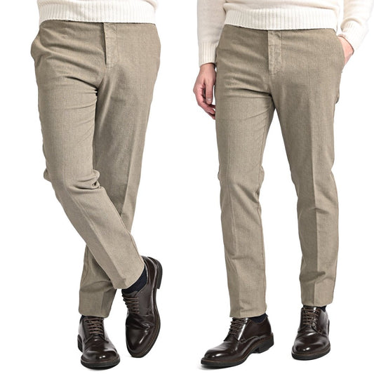 SALE｜BERWICH "YRETRO - GD" ストレッチコットン ノータックヘリンボーンパンツ｜433127-46｜GUARDAROBA MILANO OFFICIAL STORE