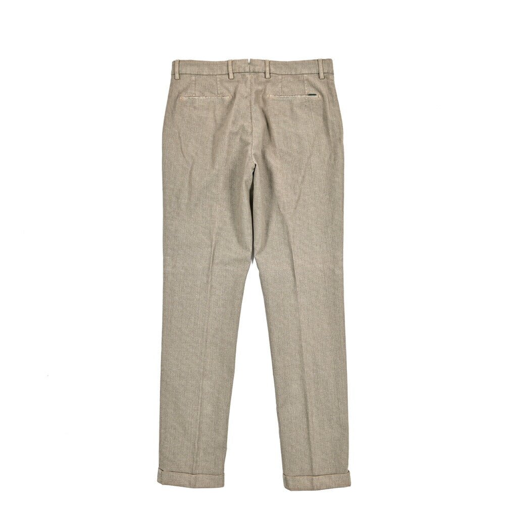 SALE｜BERWICH "YRETRO - GD" ストレッチコットン ノータックヘリンボーンパンツ｜433127-46｜GUARDAROBA MILANO OFFICIAL STORE