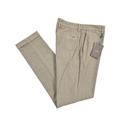 SALE｜BERWICH "YRETRO - GD" ストレッチコットン ノータックヘリンボーンパンツ｜433127-46｜GUARDAROBA MILANO OFFICIAL STORE