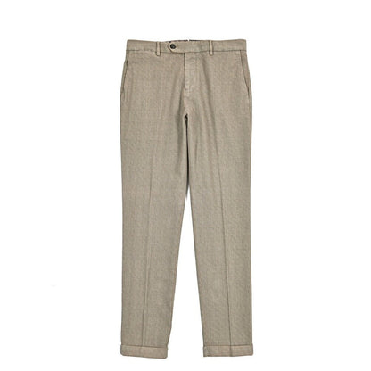 SALE｜BERWICH "YRETRO - GD" ストレッチコットン ノータックヘリンボーンパンツ｜433127-46｜GUARDAROBA MILANO OFFICIAL STORE