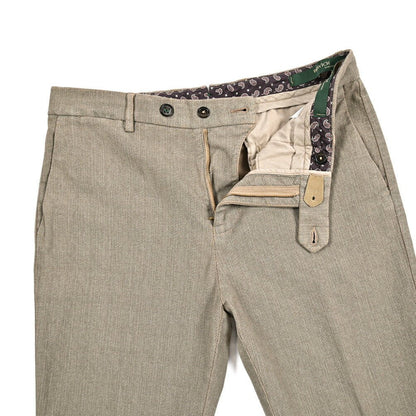 SALE｜BERWICH "YRETRO - GD" ストレッチコットン ノータックヘリンボーンパンツ｜433127-46｜GUARDAROBA MILANO OFFICIAL STORE