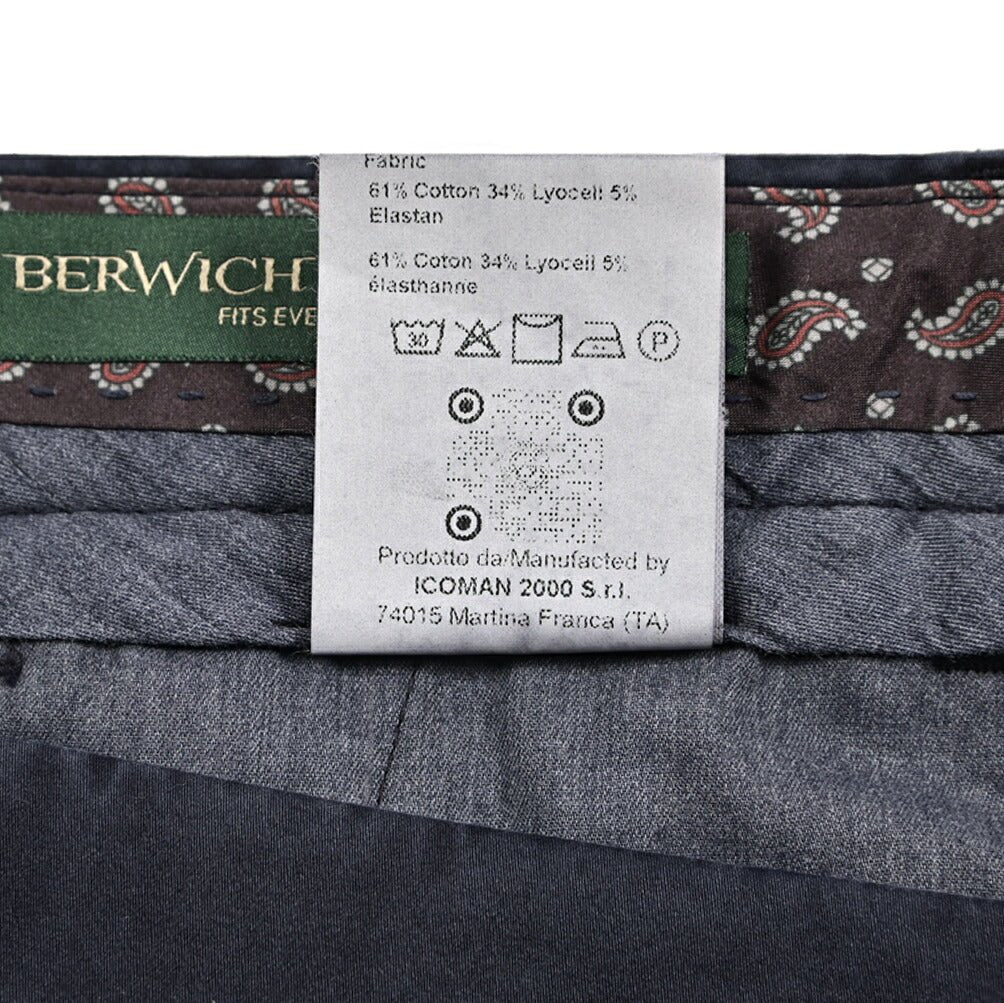 SALE｜BERWICH YRETRO - GD ストレッチコットン ノータックパンツ｜433689-46｜GUARDAROBA MILANO OFFICIAL STORE