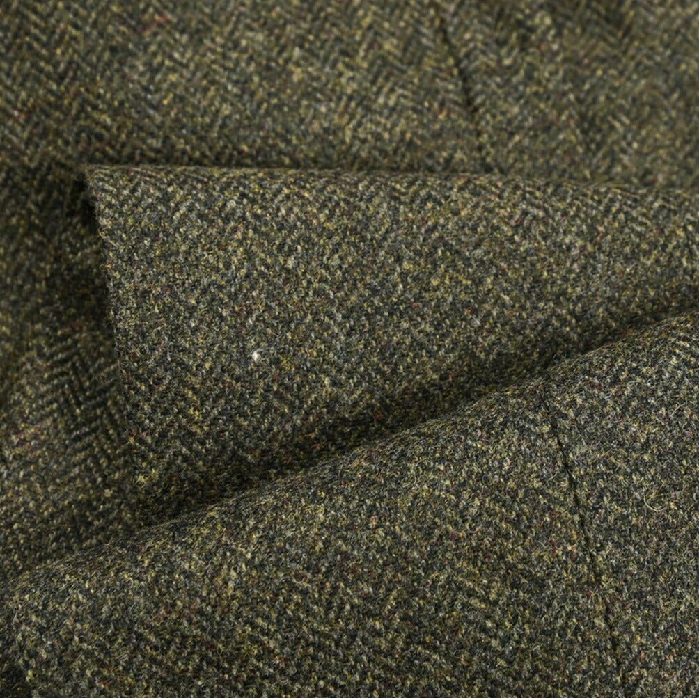 SALE｜BERWICH "YRETRO LONG" ウール100% ノータックヘリンボーンスラックス｜433154-50｜GUARDAROBA MILANO OFFICIAL STORE