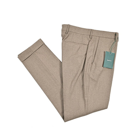 SALE｜BERWICH "YRETRO LONG" ヴァージンウール100% ノータックスラックス｜433231-46｜GUARDAROBA MILANO OFFICIAL STORE