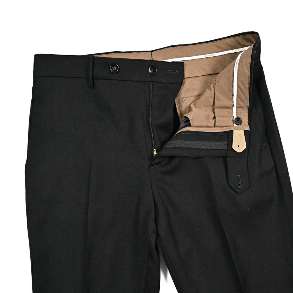 SALE｜BERWICH "YRETRO LONG" ヴァージンウール100% ノータックスラックス｜433742-46｜GUARDAROBA MILANO OFFICIAL STORE