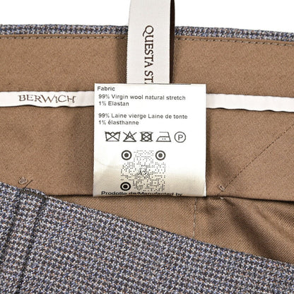 SALE｜BERWICH "YRETRO LONG" ストレッチウール ノータックスラックス｜433254-46｜GUARDAROBA MILANO OFFICIAL STORE