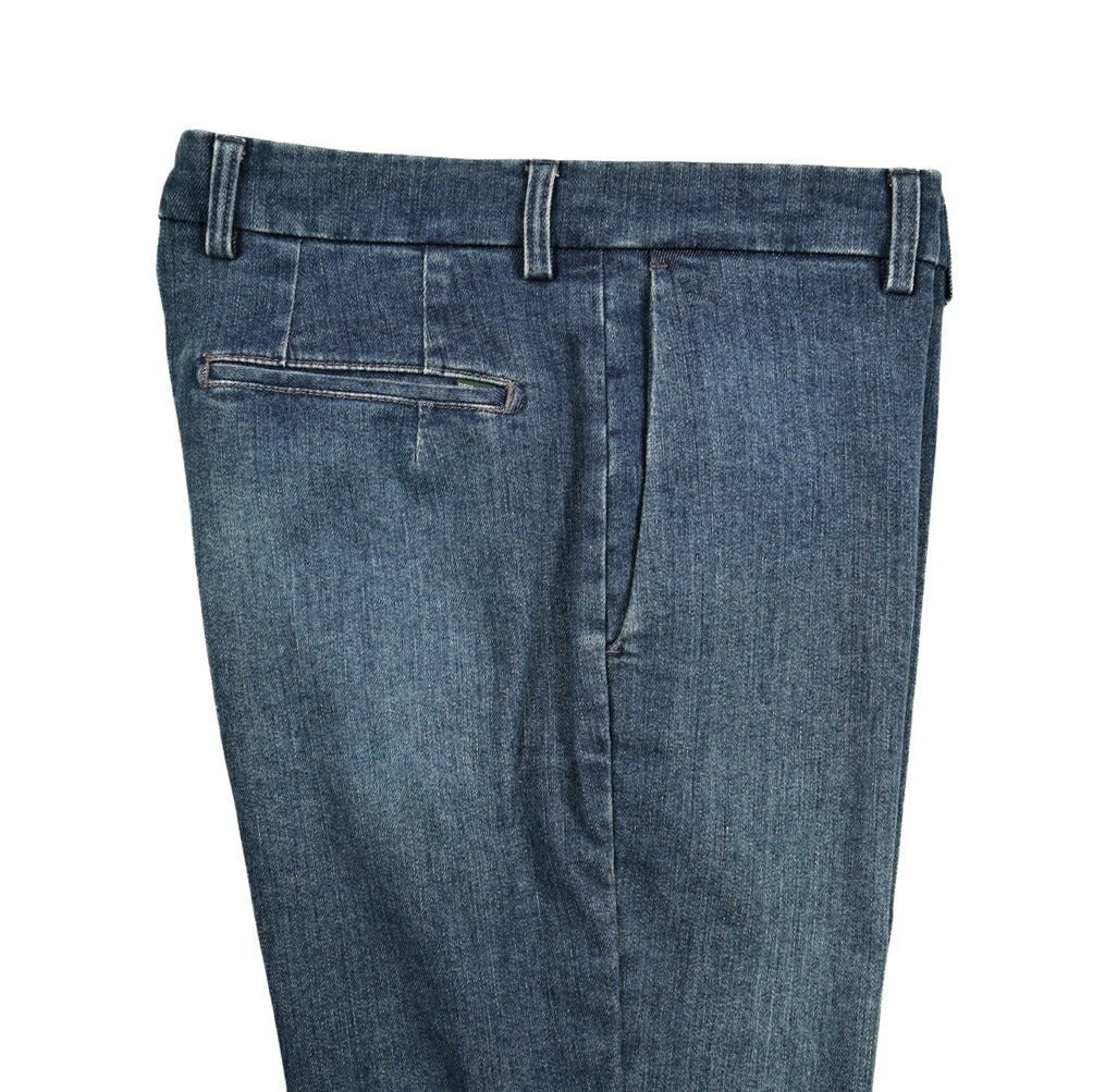 SALE｜BERWICH "YRETRO LONG" ストレッチコットン ノータックデニムスラックス デニスラ｜433349-46｜GUARDAROBA MILANO OFFICIAL STORE