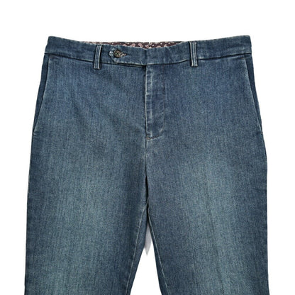 SALE｜BERWICH "YRETRO LONG" ストレッチコットン ノータックデニムスラックス デニスラ｜433349-46｜GUARDAROBA MILANO OFFICIAL STORE