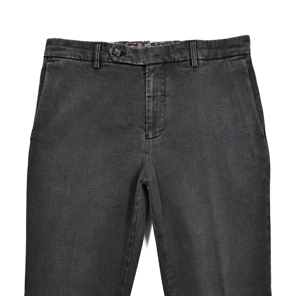 SALE｜BERWICH "YRETRO LONG" ストレッチコットン ノータックデニムスラックス デニスラ｜433355-46｜GUARDAROBA MILANO OFFICIAL STORE