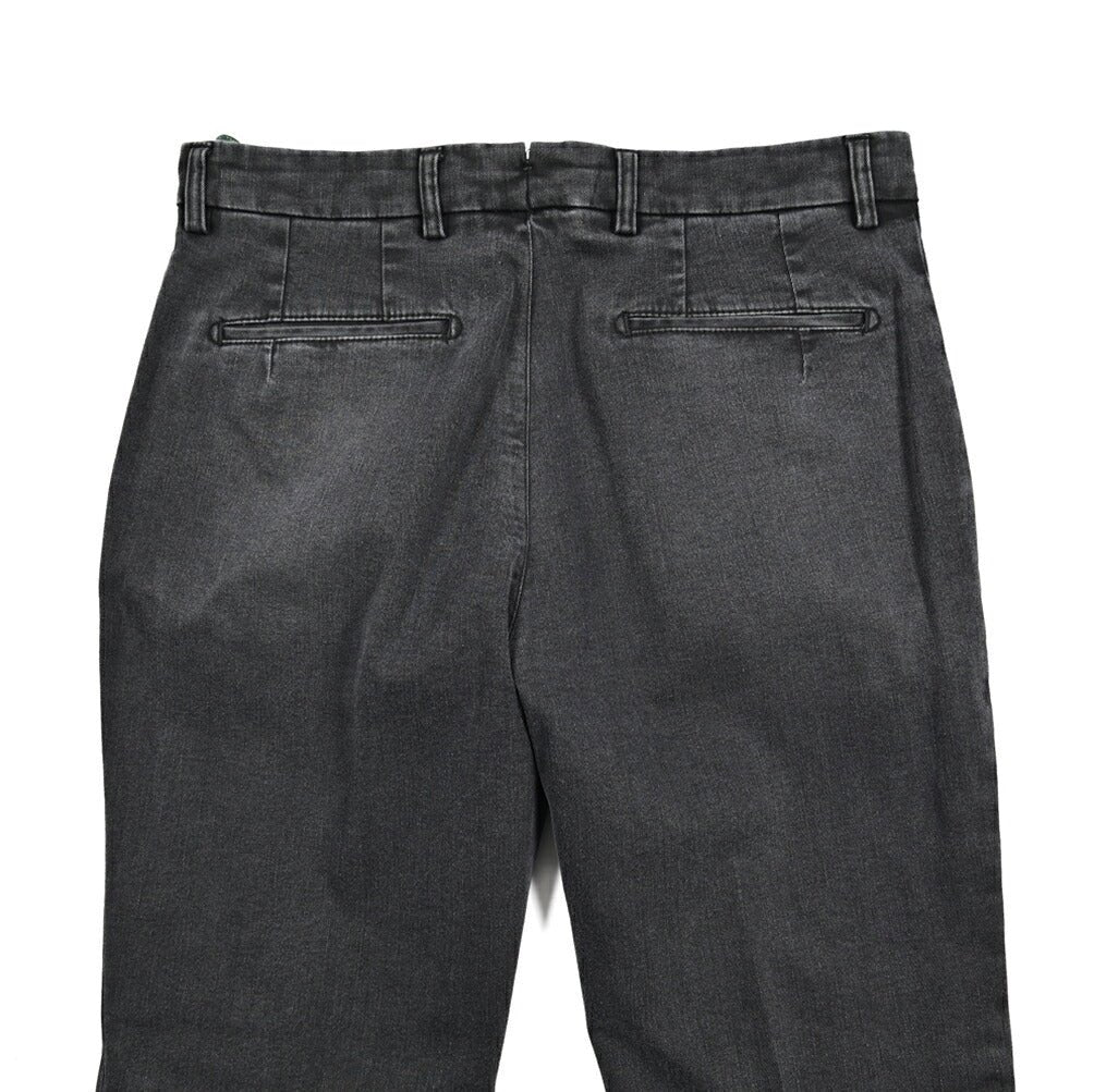 【美品】BERWICH BARNEYS NEWYORK別注　デニムスラックス BERWICH ベルウィッチ / YRETRO LONG ストレッチコットン ノータック