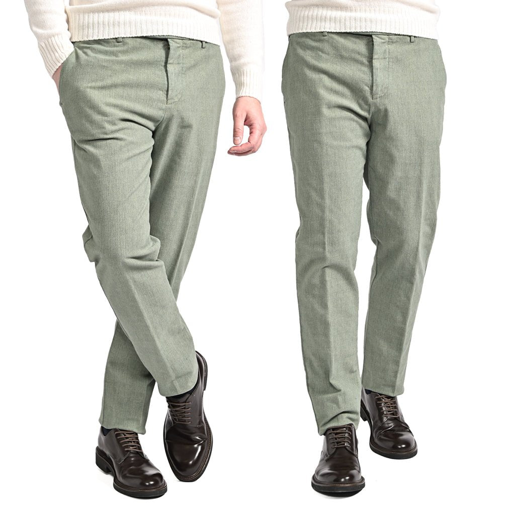 SALE｜BERWICH "YRETRO LONG - GD" ストレッチコットン ノータックパンツ｜433171-46｜GUARDAROBA MILANO OFFICIAL STORE