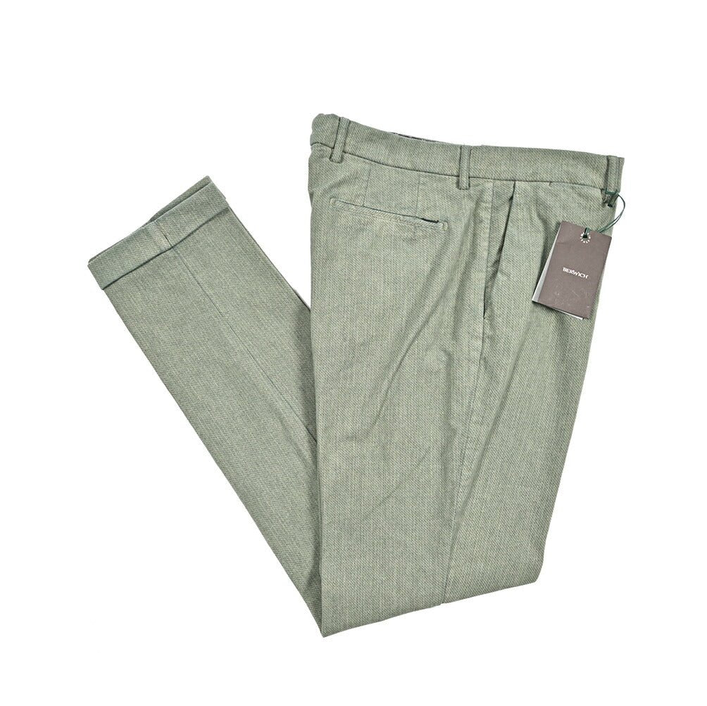 SALE｜BERWICH "YRETRO LONG - GD" ストレッチコットン ノータックパンツ｜433171-46｜GUARDAROBA MILANO OFFICIAL STORE