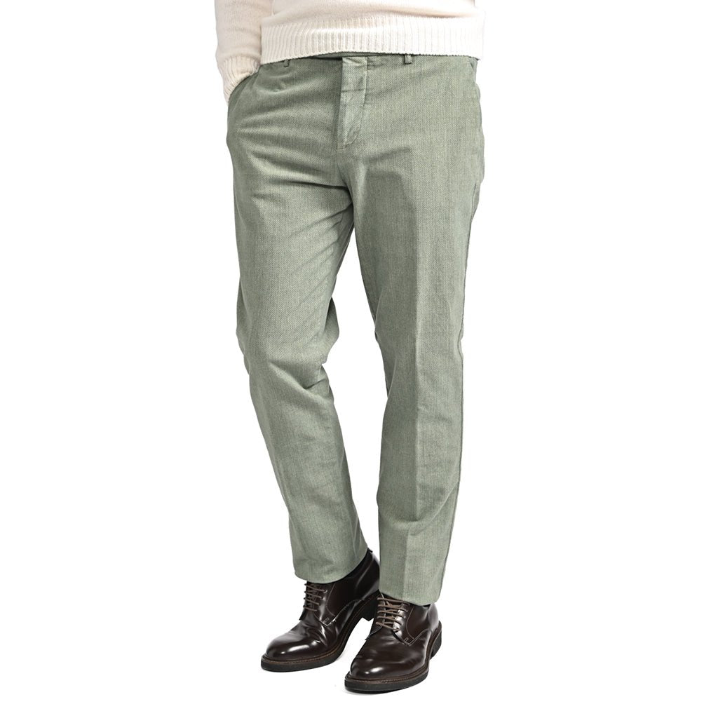 SALE｜BERWICH "YRETRO LONG - GD" ストレッチコットン ノータックパンツ｜433171-46｜GUARDAROBA MILANO OFFICIAL STORE