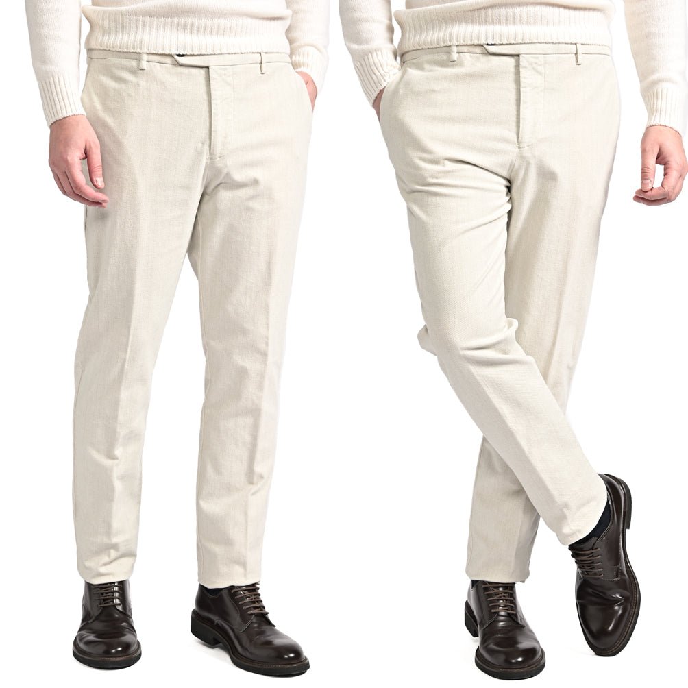 SALE｜BERWICH "YRETRO LONG - GD" ストレッチコットン ノータックパンツ｜433200-46｜GUARDAROBA MILANO OFFICIAL STORE