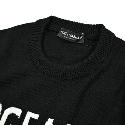 SALE｜DOLCE & GABBANA ヴァージンウール100% クルーネックニットセーター｜415983 - 44｜GUARDAROBA MILANO OFFICIAL STORE