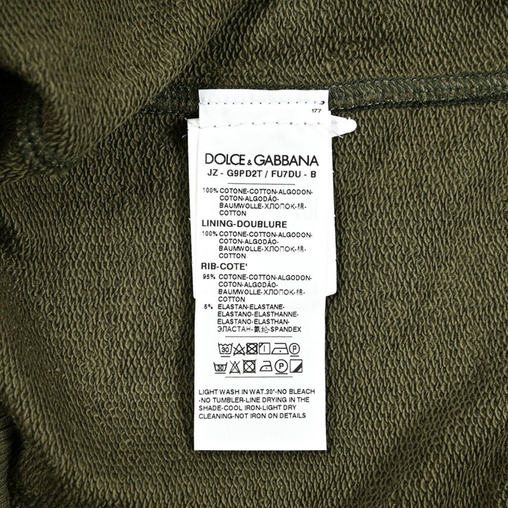 SALE｜DOLCE & GABBANA コットン100% スウェットジップアップパーカー｜415994｜GUARDAROBA MILANO OFFICIAL STORE