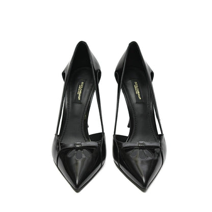 SALE｜《レディース》DOLCE & GABBANA シャイニーカーフスキン セミセパレートパンプス(ピンヒール)｜415881｜GUARDAROBA MILANO OFFICIAL STORE