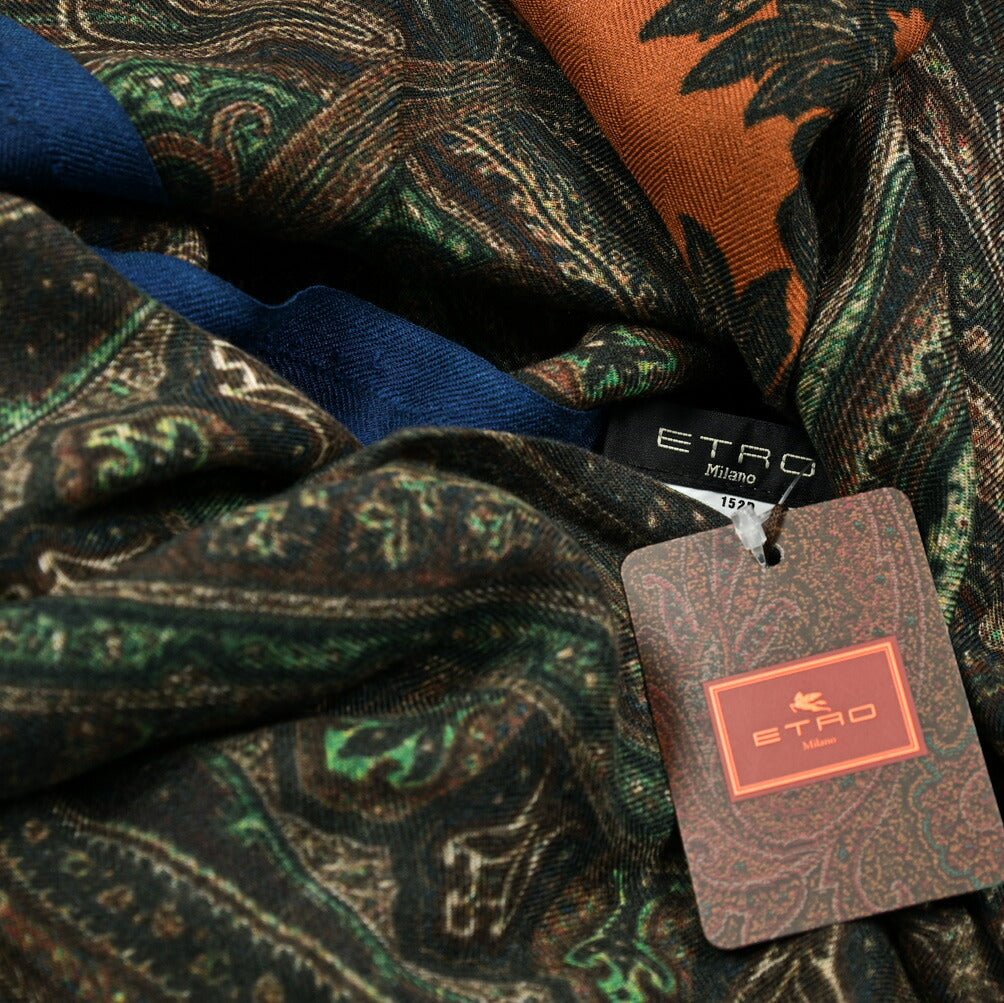 SALE｜ETRO カシミヤシルク ペイズリー柄ストール｜407141｜GUARDAROBA MILANO OFFICIAL STORE