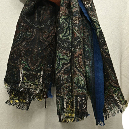 SALE｜ETRO カシミヤシルク ペイズリー柄ストール｜407141｜GUARDAROBA MILANO OFFICIAL STORE