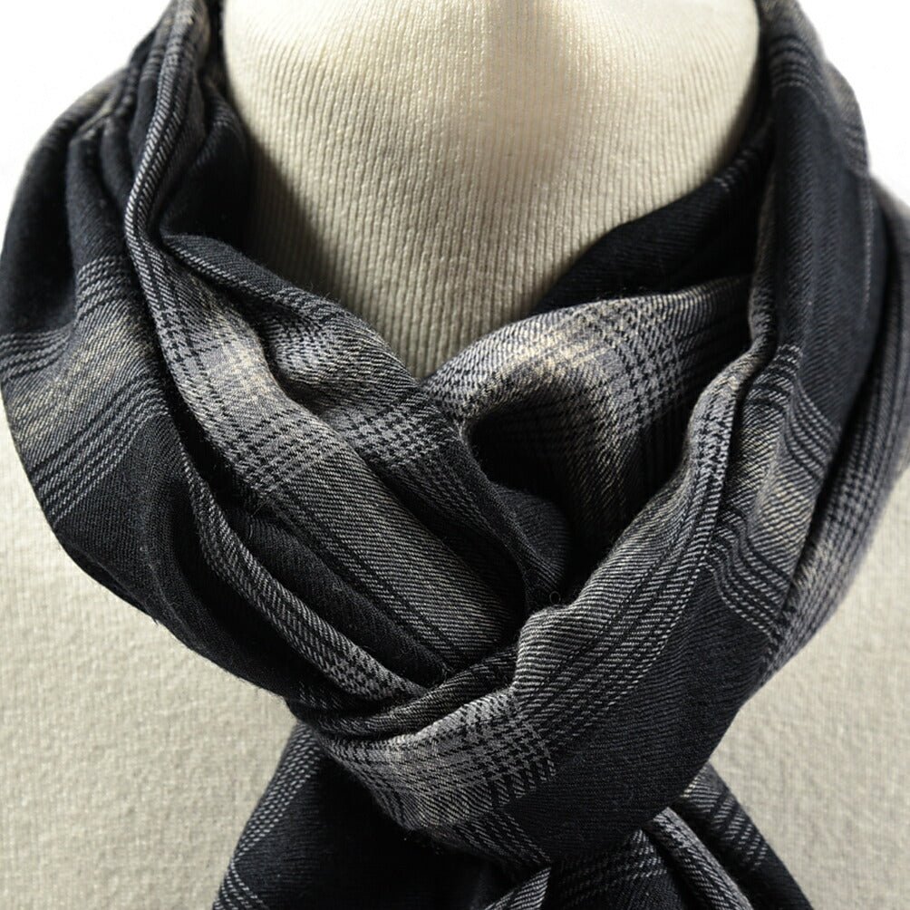 SALE｜ETROカシミヤシルク チェック柄ストール｜GUARDAROBA MILANO OFFICIAL STORE