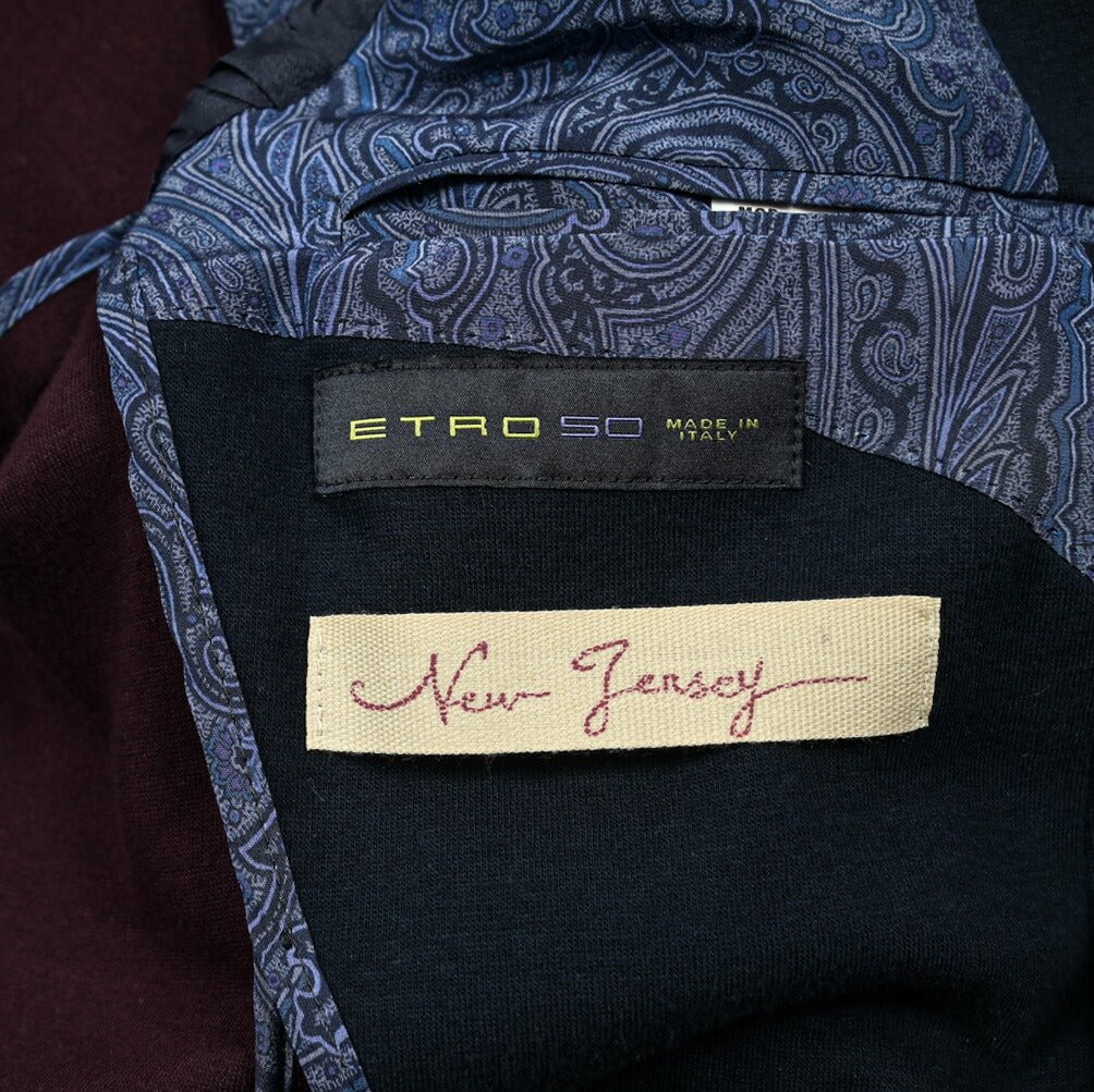 SALE｜ETRO NEWJERSEY ウールジャージー 2Bシングルテーラードジャケット｜GUARDAROBA MILANO OFFICIAL STORE