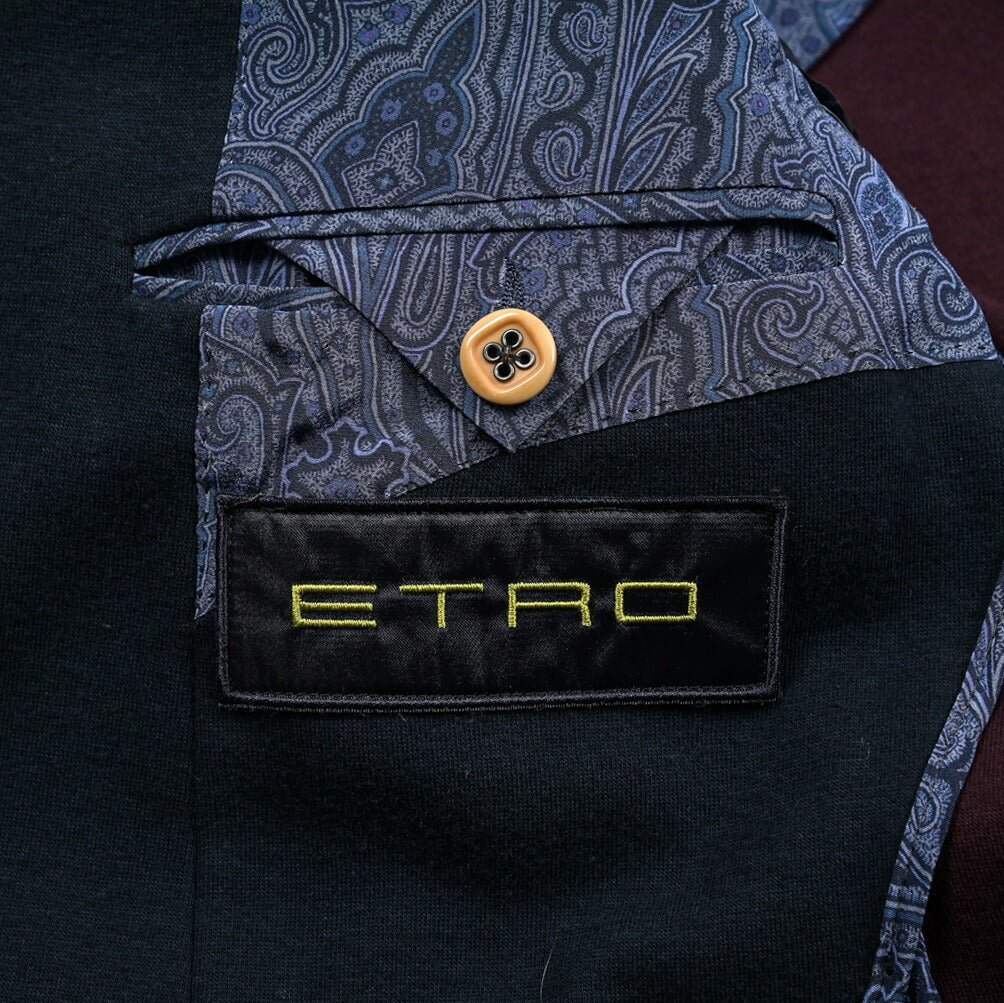 SALE｜ETRO NEWJERSEY ウールジャージー 2Bシングルテーラードジャケット｜GUARDAROBA MILANO OFFICIAL STORE