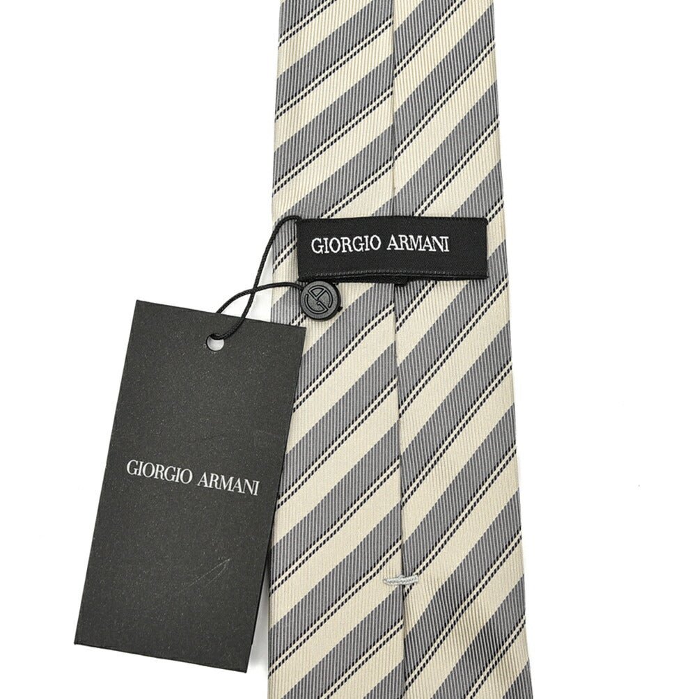 SALE｜GIORGIO ARMANI シルク100% レジメンタルネクタイ｜GUARDAROBA MILANO OFFICIAL STORE