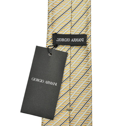 SALE｜GIORGIO ARMANI シルクコットン レジメンタルネクタイ｜GUARDAROBA MILANO OFFICIAL STORE